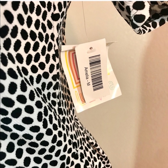 NWT LulaRoe Polk Dot Amelia Dress Size M SOLD - Picture 3 of 7